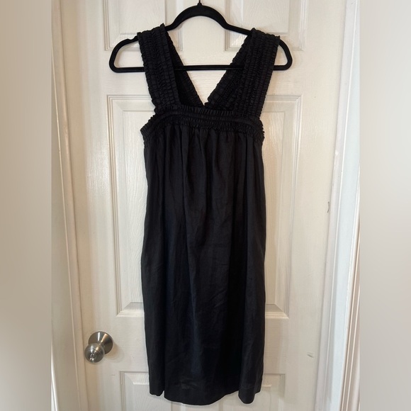 Everlane Elegant Black Sleeveless Dress 100% Line Size Small - Picture 1 of 9